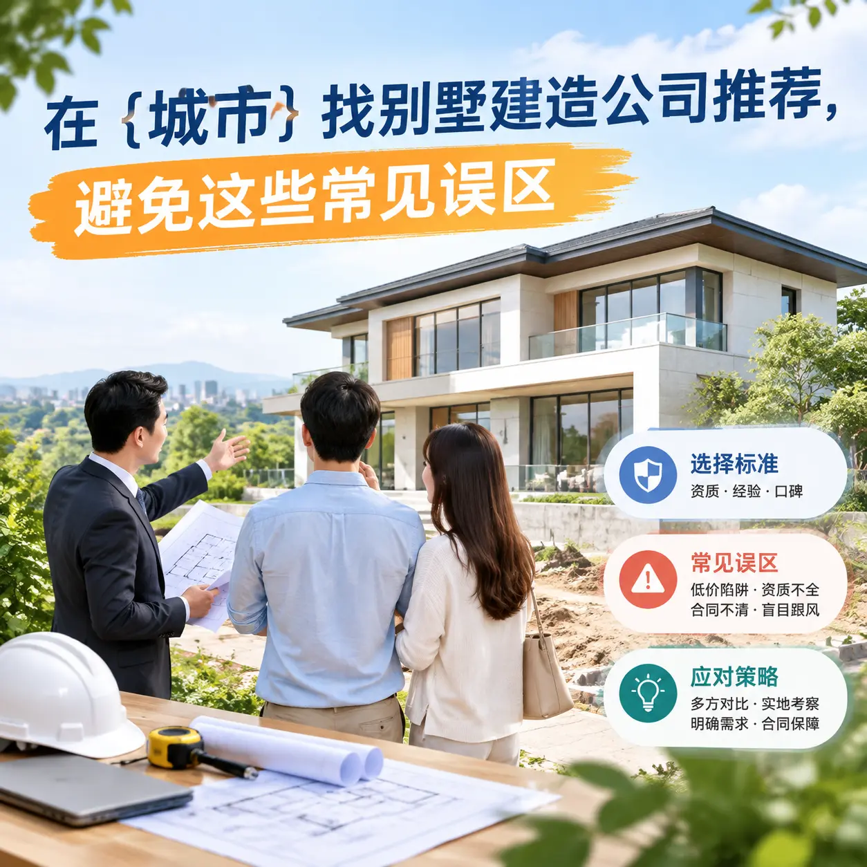 在 织金 找别墅建造公司推荐，避免这些常见误区