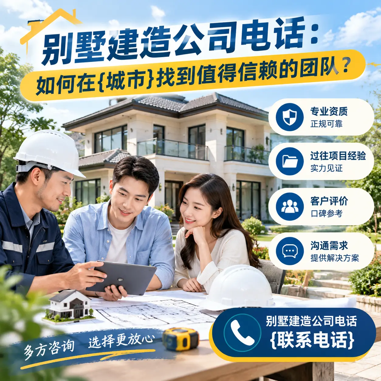 别墅建造公司电话：如何在织金找到值得信赖的团队？