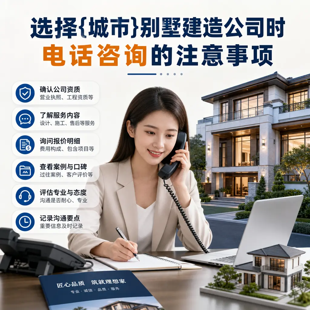 选择织金别墅建造公司时,电话咨询的注意事项