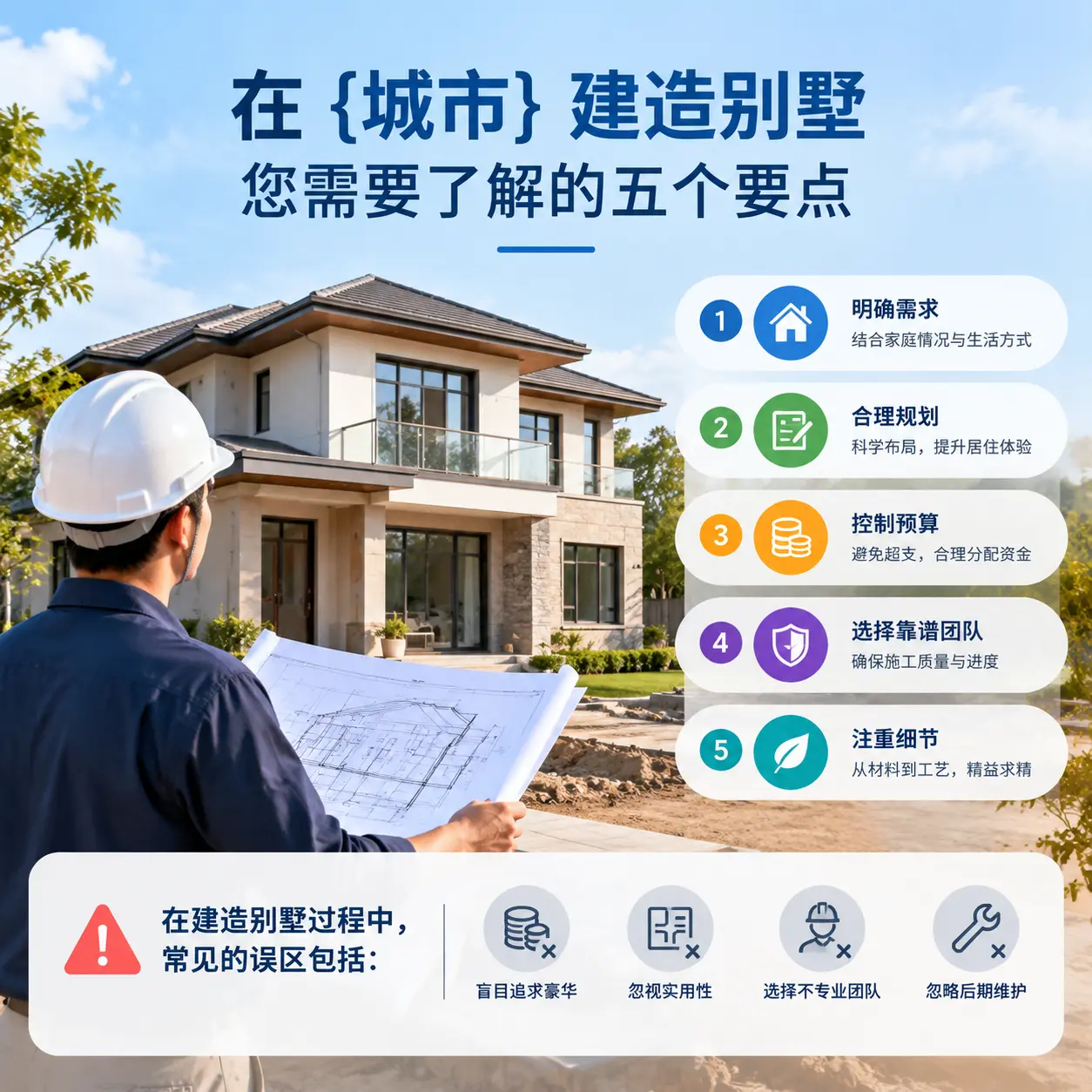 在 织金 建造别墅，您需要了解的五个要点