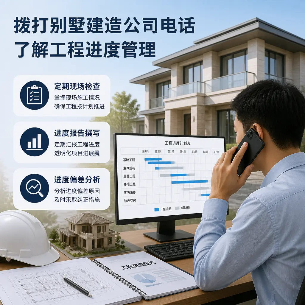 拨打织金别墅建造公司电话,了解工程进度管理