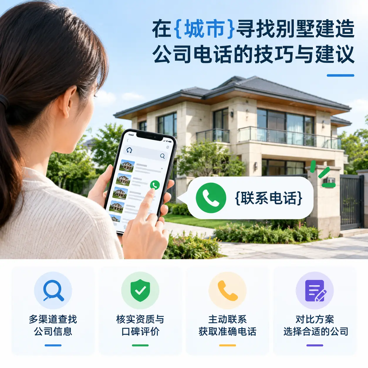 在织金寻找别墅建造公司电话的技巧与建议