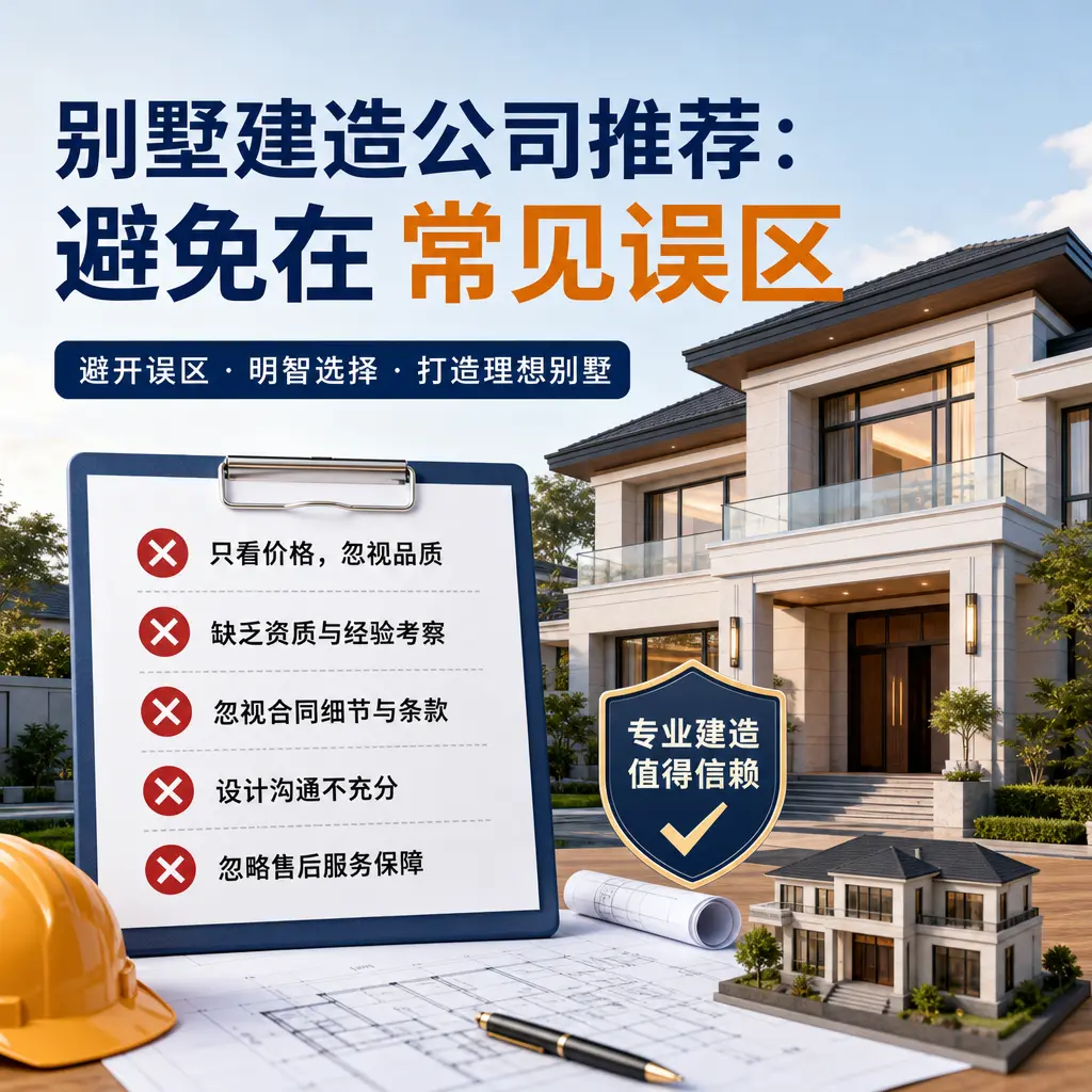 别墅建造公司推荐：避免在 织金 的常见误区
