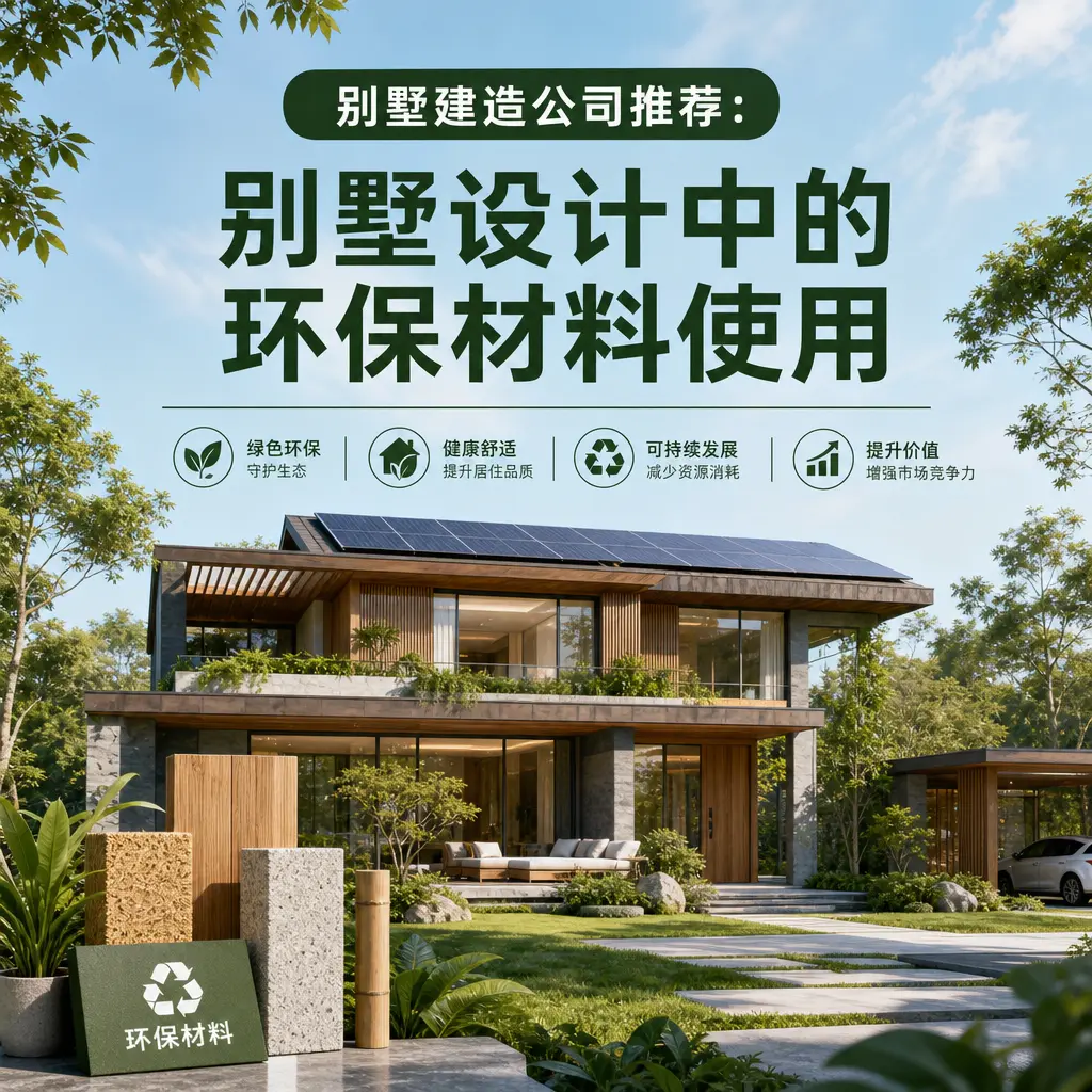 别墅建造公司推荐： 织金 别墅设计中的环保材料使用